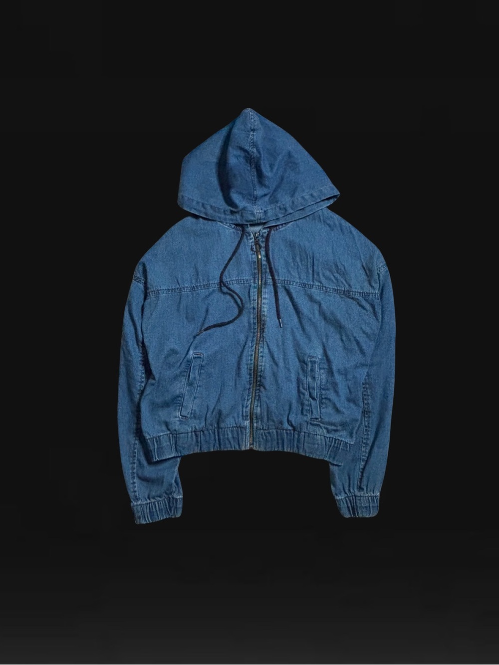 eXcuse Denim Zip Hoodie